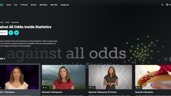 Screenshot of Against All Odds: Inside Statistics