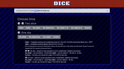 Screenshot of Dice