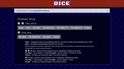 Screenshot of Dice