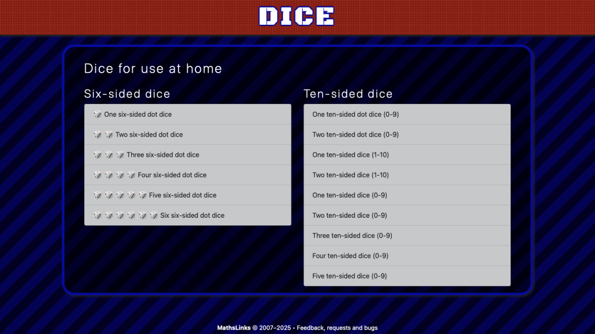 Screenshot of More dice