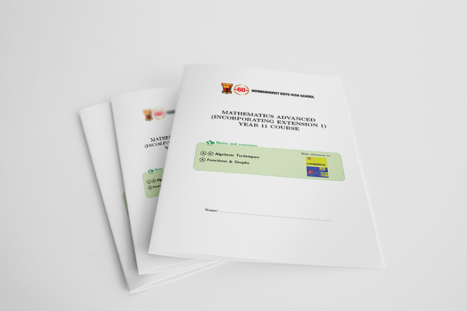 Preview of Mathematics Advanced and Extension 1 (2024) booklets