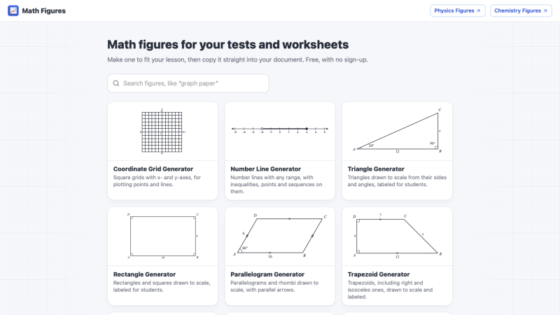 Screenshot of Math Figures