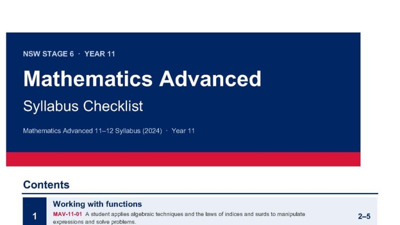 Preview of Stage 6 Checklists