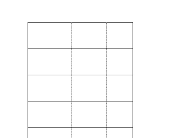 Preview of Crazy paper thing template