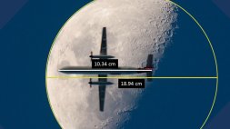 Preview of Airplane in front of the Moon - activity